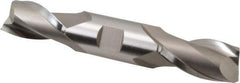 Hertel - 15/16", 1-5/8" LOC, 1" Shank Diam, 5-7/8" OAL, 2 Flute, High Speed Steel Square End Mill - Double End, Uncoated, Spiral Flute, Centercutting, Right Hand Cut, Right Hand Flute - USA Tool & Supply
