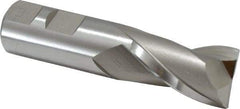 Hertel - 15/16", 1-1/2" LOC, 7/8" Shank Diam, 3-3/4" OAL, 2 Flute, High Speed Steel Square End Mill - Single End, Uncoated, Centercutting - USA Tool & Supply