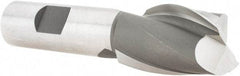 Hertel - 1", 1-1/2" LOC, 3/4" Shank Diam, 3-3/4" OAL, 2 Flute, High Speed Steel Square End Mill - Single End, Uncoated, Spiral Flute, 30° Helix, Centercutting, Right Hand Cut, Right Hand Flute - USA Tool & Supply