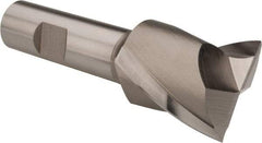 Hertel - 1-3/8", 1-1/2" LOC, 3/4" Shank Diam, 3-7/8" OAL, 2 Flute, High Speed Steel Square End Mill - Single End, Uncoated, Spiral Flute, 30° Helix, Centercutting, Right Hand Cut, Right Hand Flute - USA Tool & Supply