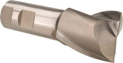 Hertel - 1-1/2", 1-5/8" LOC, 1" Shank Diam, 4-1/8" OAL, 2 Flute, High Speed Steel Square End Mill - Single End, Uncoated, Spiral Flute, 30° Helix, Centercutting, Right Hand Cut, Right Hand Flute - USA Tool & Supply