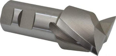Hertel - 1-7/8", 1-5/8" LOC, 1-1/4" Shank Diam, 4-1/8" OAL, 2 Flute, High Speed Steel Square End Mill - Single End, Uncoated, Spiral Flute, 30° Helix, Centercutting, Right Hand Cut, Right Hand Flute - USA Tool & Supply