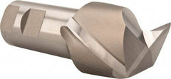 Hertel - 2", 1-5/8" LOC, 1-1/4" Shank Diam, 4-1/8" OAL, 2 Flute, High Speed Steel Square End Mill - Single End, Uncoated, Spiral Flute, 30° Helix, Centercutting, Right Hand Cut, Right Hand Flute - USA Tool & Supply