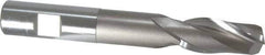 Hertel - 3/4", 1-5/8" LOC, 3/4" Shank Diam, 5-3/8" OAL, 2 Flute, High Speed Steel Square End Mill - Single End, Uncoated, Spiral Flute, 30° Helix, Centercutting, Right Hand Cut, Right Hand Flute - USA Tool & Supply