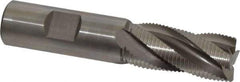 Hertel - 3/4" Diam, Fine Pitch, 1-5/8" LOC, 4 Flute Cobalt Roughing Square End Mill - Uncoated, 3-3/4" OAL, 3/4" Shank Diam, Single End, Centercutting, 30° Helix - USA Tool & Supply