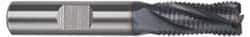 Niagara Cutter - 3/4" Diam, Fine Pitch, 1-1/4" LOC, 4 Flute Cobalt Roughing Square End Mill - TiCN Finish, 3-1/2" OAL, 3/4" Shank Diam, Single End, 30° Helix - USA Tool & Supply