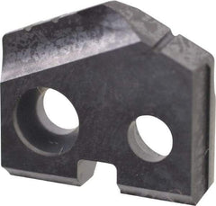 Allied Machine and Engineering - 13/32" Diam x 3/32" Thick, Seat Code Y, 132° Included Angle Spade Drill Insert - TiAlN Coated, Carbide, Grade K20, Series T-A - USA Tool & Supply