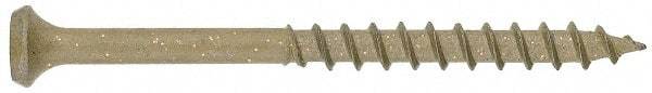 Value Collection - #12 Bugle Head, Square Drive Steel Deck Screw - 2-1/2" OAL - USA Tool & Supply