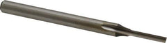 Onsrud - 1/8" Diam, 1/4" Shank Diam, 5/8" Length of Cut, 1 Flute Single Edge Straight Router Bit - 3-1/4" Overall Length, Right Hand Cut, High Speed Steel - USA Tool & Supply