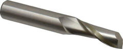 Onsrud - 1/2" Cutting Diam x 1-1/4" Length of Cut, 1 Flute, Upcut Spiral Router Bit - Uncoated, Right Hand Cut, High Speed Steel, 3-1/4" OAL x 1/2" Shank Diam, Single Edge, 19 to 32° Helix Angle - USA Tool & Supply