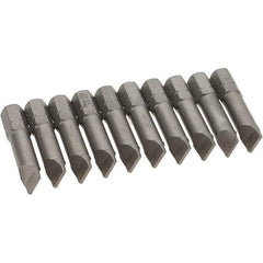 Wiha - Slotted Screwdriver Bits Reversible: NonReversible Blade Width (Inch): 5/16 - USA Tool & Supply