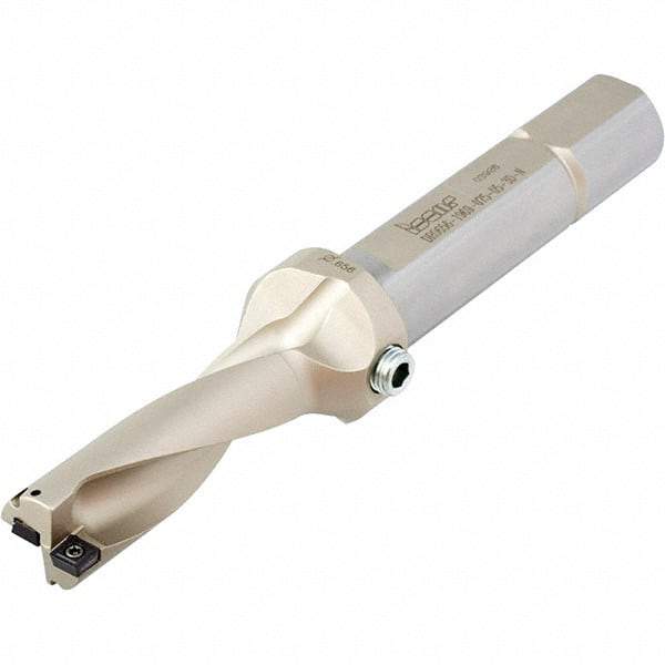 Iscar - 2.11" Max Drill Depth, 3xD, 45/64" Diam, Indexable Insert Drill - 2 Inserts, 3/4" Shank Diam, Straight Shank - USA Tool & Supply