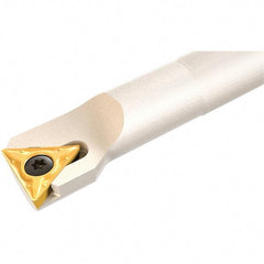 Iscar - 9.7mm Min Bore Diam, 125mm OAL, 12mm Shank Diam, S-STLP Indexable Boring Bar - 35mm Max Bore Depth, TP.. 1102.. Insert, Screw Holding Method - USA Tool & Supply