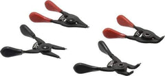 OTC - 4 Piece, Mini Snap Ring Plier Set - For Use with All Vehicles - USA Tool & Supply