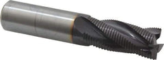 Guhring - 3/4" Diam, Fine Pitch, 1-5/8" LOC, 4 Flute Solid Carbide Roughing Square End Mill - FIREX Finish, 4" OAL, 3/4" Shank Diam, Single End, Centercutting - USA Tool & Supply