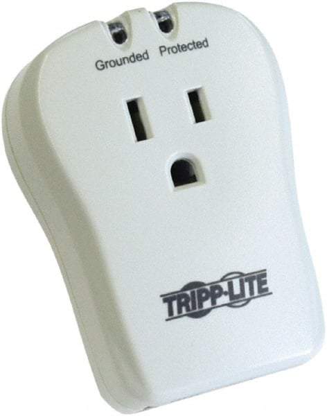 Tripp-Lite - 1 Outlets, 120 VAC15 Amps, Power Outlet Strip - Floor, Keyhole Mount, 5-15 NEMA Configuration, 3.07" Strip - USA Tool & Supply