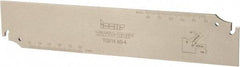Iscar - 1.7717" Blade Height, 0.134" Blade Width, 8.858" OAL, Neutral Cut, Single End Indexable Cut-Off Blade - TGFH Blade, Tang-Grip Series - USA Tool & Supply