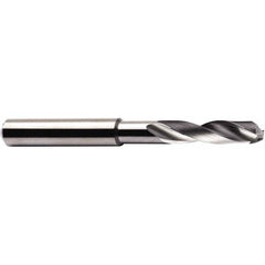 Seco - 8.5mm 140° Spiral Flute Solid Carbide Screw Machine Drill Bit - USA Tool & Supply