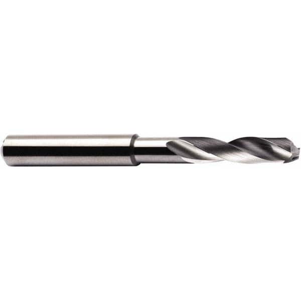 Seco - 6.8mm 140° Spiral Flute Solid Carbide Screw Machine Drill Bit - USA Tool & Supply