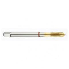 M6x1.0 6H 3-Flute Cobalt Red Ring Spiral Point Plug Tap-TiN - USA Tool & Supply