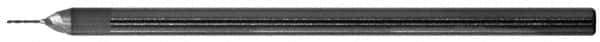 RobbJack - 1/32", 5/32" LOC, 1/8" Shank Diam, 2-1/2" OAL, 4 Flute, Solid Carbide Square End Mill - Single End, Diamond Finish, Spiral Flute, 30° Helix, Centercutting, Right Hand Cut, Series GM-402 - USA Tool & Supply