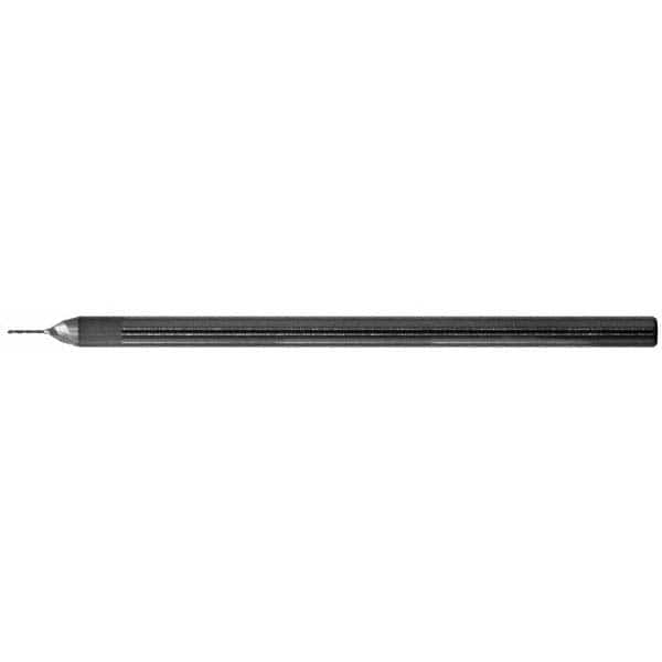RobbJack - 3/64", 15/64" LOC, 1/8" Shank Diam, 2-1/2" OAL, 4 Flute, Solid Carbide Square End Mill - USA Tool & Supply