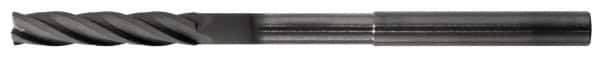 RobbJack - 3/16", 4 Flute, Solid Carbide, 0.03" Corner Radius End Mill - 3" OAL, 15/16" LOC, Right Hand Cut - USA Tool & Supply