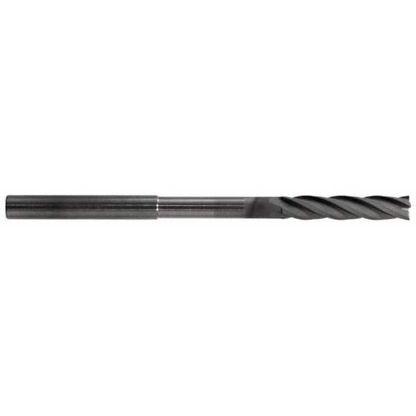 RobbJack - 1/8", 5/8" LOC, 1/8" Shank Diam, 3" OAL, 4 Flute, Solid Carbide Square End Mill - USA Tool & Supply