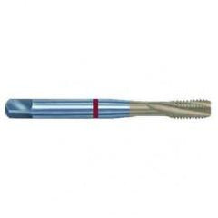 7/8-9 2B 5-Flute PM Cobalt Red Ring Semi-Bottoming 15 degree Spiral Flute Tap-TiN - USA Tool & Supply