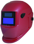 #41260 - Solar Powered Welding Helmet - Red - Replacement Lens: 3.85" x 1.70" Part # 41261 - USA Tool & Supply