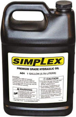 TK Simplex - 1 Gal Jug Mineral Hydraulic Oil - -50 to 120°F, ISO 32, 150 to 155 SUS at 100°F - USA Tool & Supply