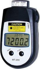 SHIMPO - Tachometers Type: Contact/Non-Contact Minimum Measurement (RPM): 6.00 - USA Tool & Supply