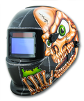 #41279 - Solar Powered Welding Helmet - Skulls - Replacement Lens: 4.5x3.5" Part # 41264 - USA Tool & Supply