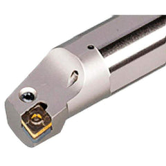 Iscar - 2.13" Min Bore Diam, 12" OAL, 1-1/4" Shank Diam, A-PCLN Indexable Boring Bar - 2" Max Bore Depth, CNMX 1207.. Insert, Clamp Holding Method - USA Tool & Supply