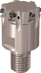 Seco - 40mm Cut Diam, 8mm Max Depth of Cut, 40mm OAL, Indexable Square Shoulder Slot Milling End Mill - M20 Modular Connection, 90° Lead Angle, Through Coolant, Series R217.94 - USA Tool & Supply