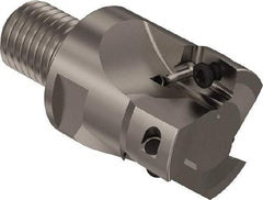 Seco - 40mm Cut Diam, 17mm Max Depth of Cut, 45mm OAL, Indexable Square Shoulder Slot Milling End Mill - M20 Modular Connection, 90° Lead Angle, Through Coolant, Series R217.69 - USA Tool & Supply