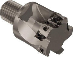 Seco - 40mm Cut Diam, 11mm Max Depth of Cut, 40mm OAL, Indexable Square Shoulder Slot Milling End Mill - M20 Modular Connection, 90° Lead Angle, Through Coolant, Series R217.69 - USA Tool & Supply