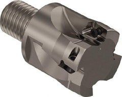 Seco - 40mm Cut Diam, 11mm Max Depth of Cut, 40mm OAL, Indexable Square Shoulder Slot Milling End Mill - M20 Modular Connection, 90° Lead Angle, Through Coolant, Series R217.69 - USA Tool & Supply