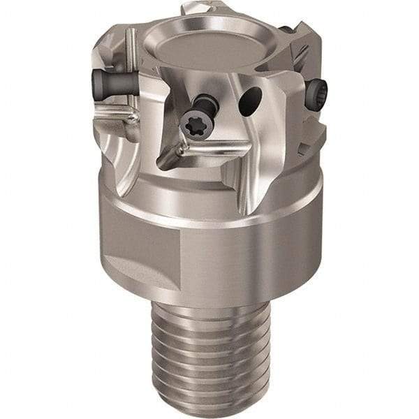 Seco - 40mm Cut Diam, 12mm Max Depth of Cut, 40mm OAL, Indexable Square Shoulder Slot Milling End Mill - M20 Modular Connection, 90° Lead Angle, Through Coolant, Series R217.94 - USA Tool & Supply