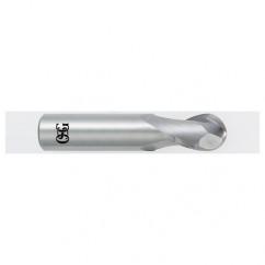 5/8" Dia. - 3" OAL - CBD - Ball End - 2 FL - USA Tool & Supply