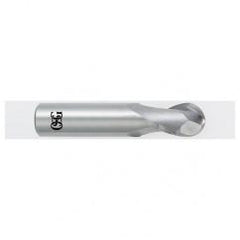 5/8" Dia. - 3" OAL - CBD - Ball End - 2 FL - USA Tool & Supply