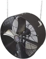 TPI - 42" Blade, Direct Drive, 1/2 hp, 9,000 CFM, Suspension Blower Fan - 7.9 Amps, 120 Volts, 1 Speed, Single Phase - USA Tool & Supply