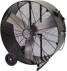 TPI - 36" Blade, Direct Drive, 1/3 hp, 6,500 & 5,400 CFM, Floor Style Blower Fan - 5.5 Amps, 120 Volts, 2 Speed, Single Phase - USA Tool & Supply