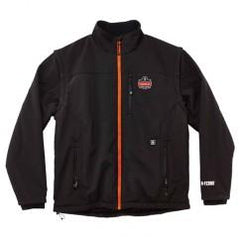 6490J 2XL BLK OUTER HEATED JACKET - USA Tool & Supply