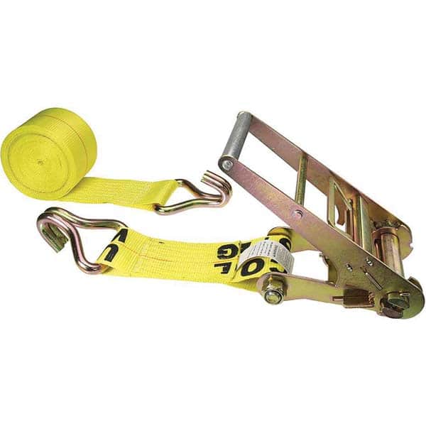 US Cargo Control - Slings & Tiedowns (Load-Rated) Type: Ratchet Tie Down Width (Inch): 4 - USA Tool & Supply