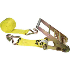 US Cargo Control - Slings & Tiedowns (Load-Rated) Type: Ratchet Tie Down Width (Inch): 4 - USA Tool & Supply