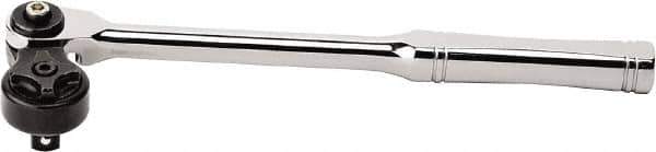 GearWrench - 3/8" Drive Tapered Head Ratchet - Chrome Finish, 10" OAL, 72 Gear Teeth, Full Polished Handle, Indexible Head - USA Tool & Supply