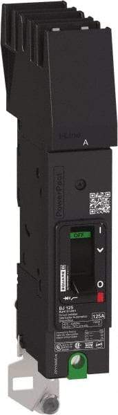 Square D - 35 Amp, 347 VAC, 1 Pole, Panel Mount B-Frame Circuit Breaker - Thermal-Magnetic Trip, 100 kA at 240 VAC, 25 kA at 347 VAC, 65 kA at 277 VAC Breaking Capacity, 14-2/0 AWG - USA Tool & Supply