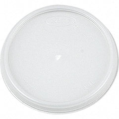 DART - Plastic Lids, 4 oz Cups - Translucent - USA Tool & Supply