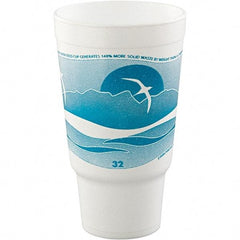 DART - Foam Hot/Coldn Cups, 32 oz - White - USA Tool & Supply